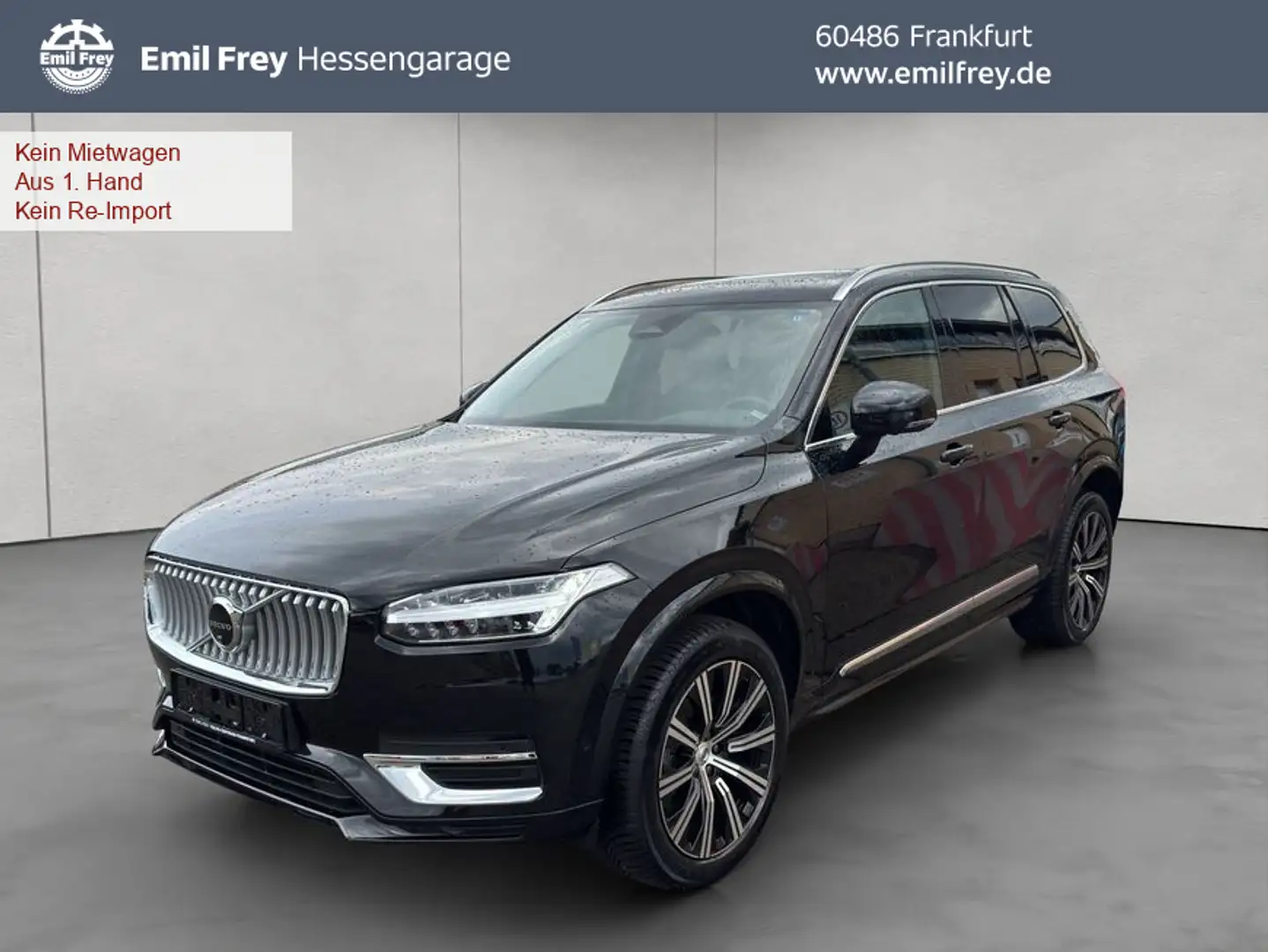 Volvo XC90 XC90 B5 AWD Plus-Bright 7S Glasd Standh 360° AHK Schwarz - 1
