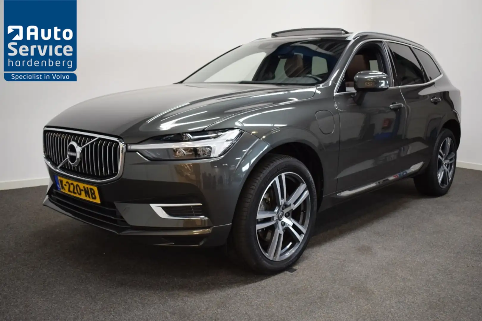 Volvo XC60 2.0 Recharge T6 342pk AWD Inscription Adapt. Cruis Gris - 1