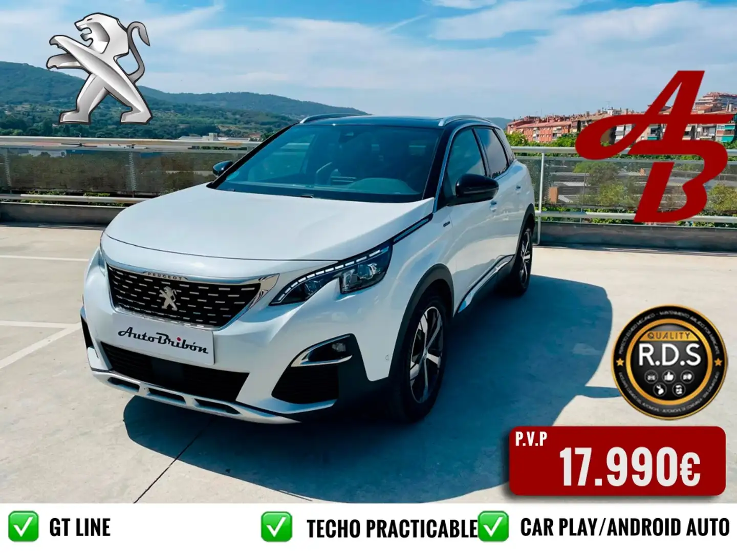 Peugeot 3008 1.5BlueHDi GT Line S&S EAT8 130 Blanco - 1