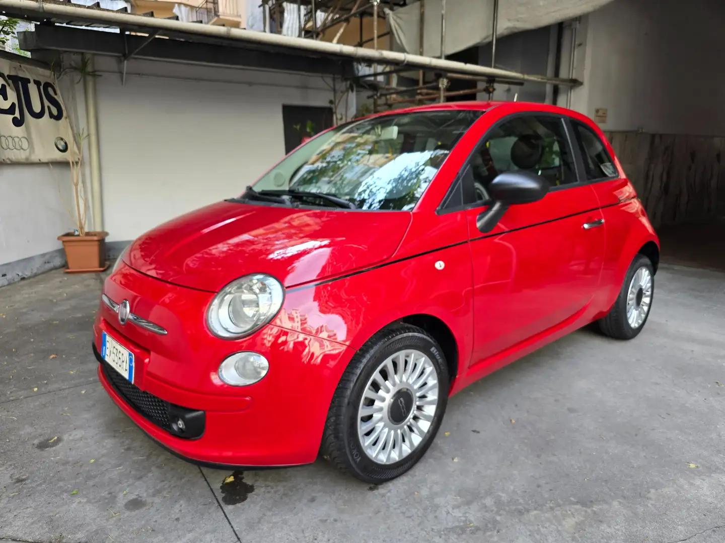Fiat 500 1.2 Pop Star 69cv E6 BLUE&ME/SENSORI Rood - 1
