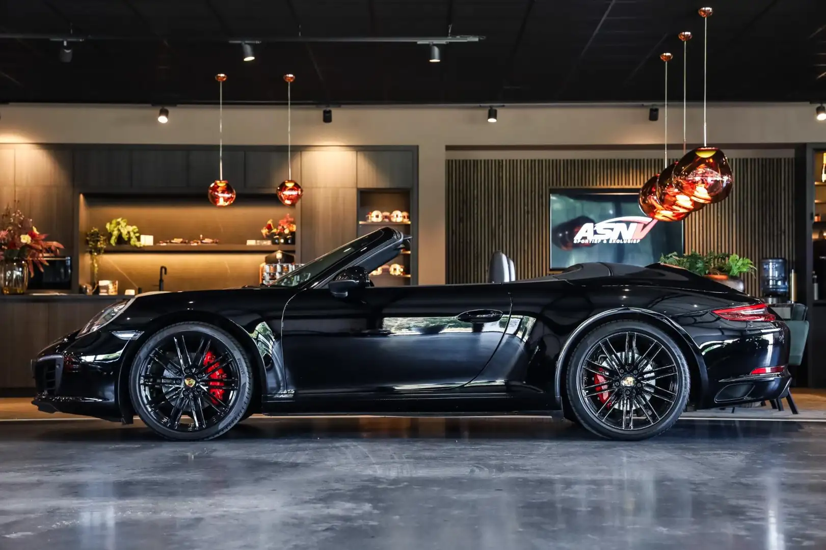 Porsche 991 991 Cabrio 3.0 Carrera, Facelift/MK2, 370 PK, Spor Zwart - 2