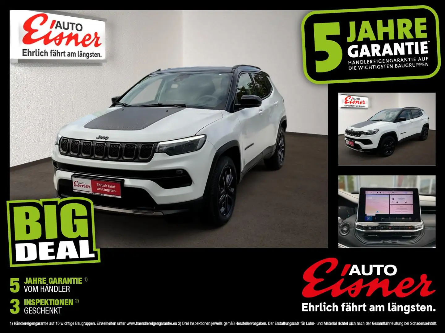 Jeep Compass 1.3 PHEV UPLAND AT Schwarz - 1