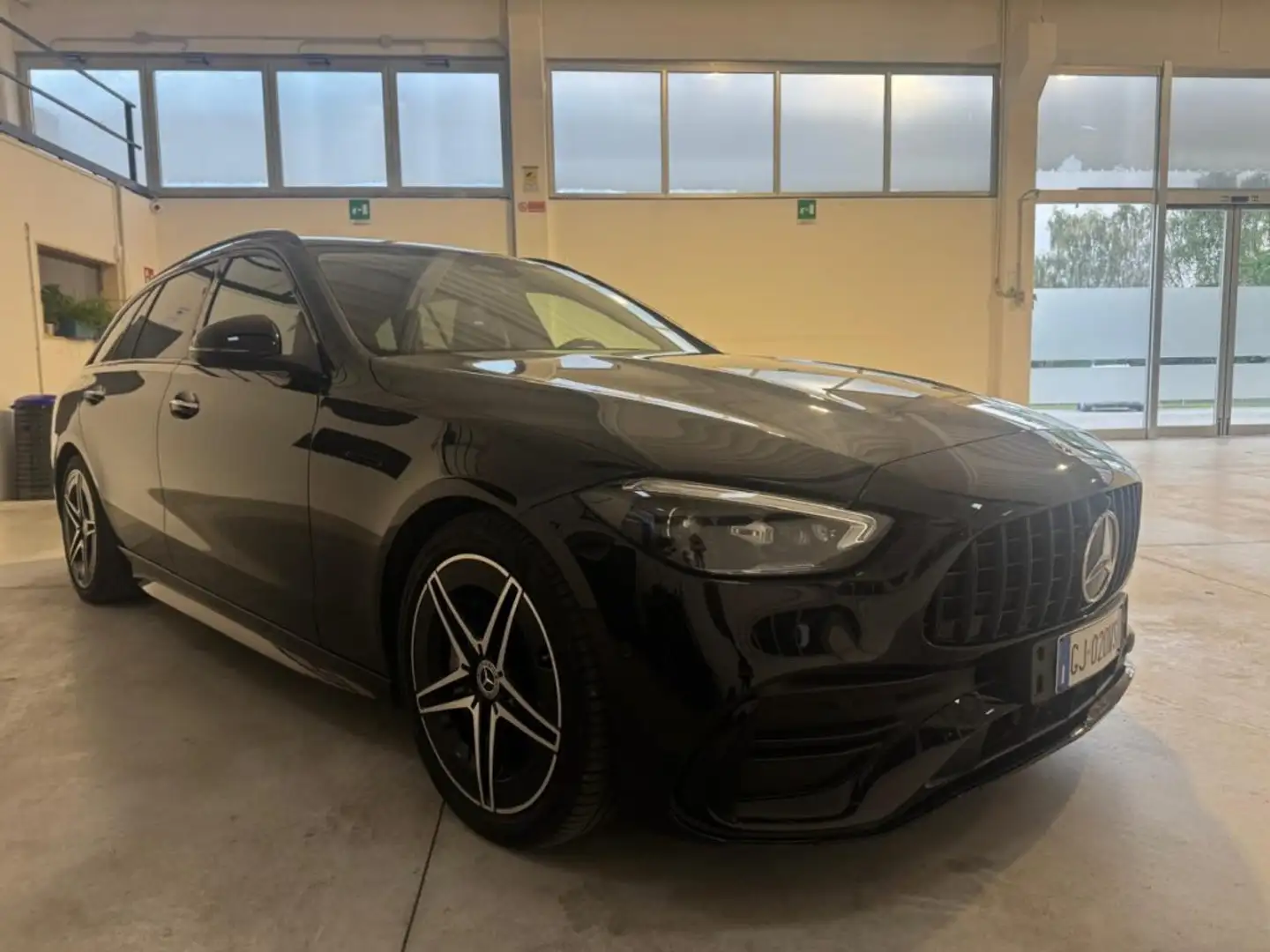 Mercedes-Benz C 220 Klasse C 220 d T AMG Line Unicoproprietario Negro - 2