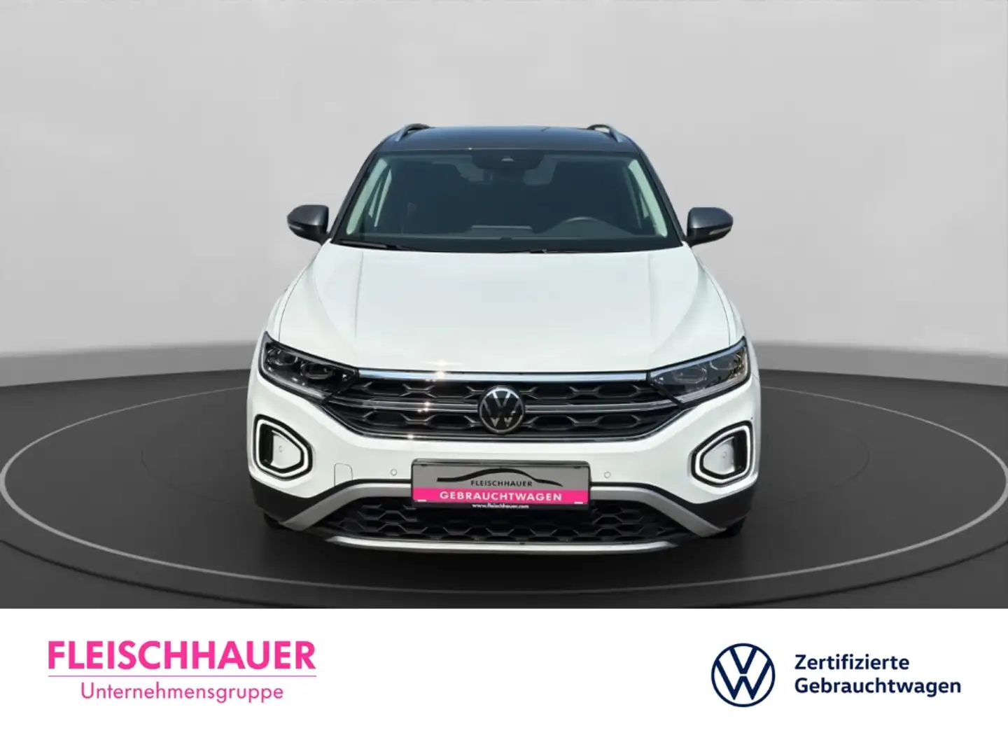 Volkswagen T-Roc Style 1,0 TSI Navi+StHz+CarPlay+PDC Blanc - 2