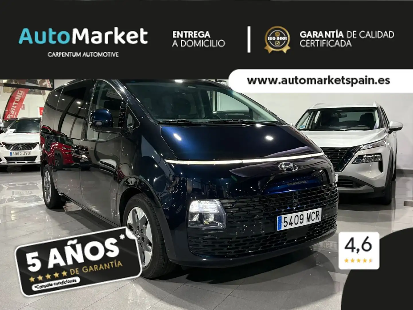 Hyundai STARIA 2.2CRDi 9S Maxx 177 Aut. Negro - 2