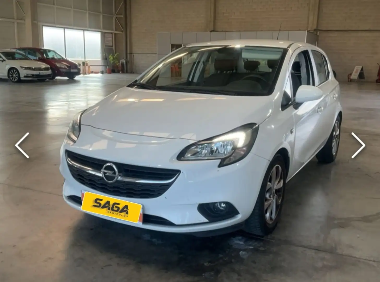 Opel Corsa 1.4 Turbo S&S Selective 100 Blanc - 1
