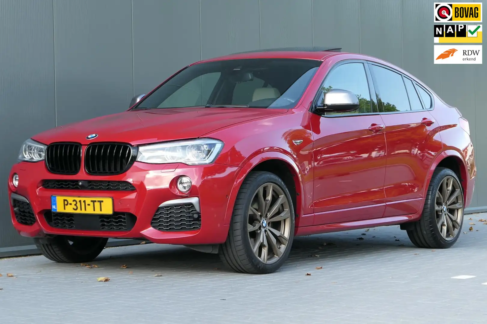 BMW X4 M40i M-Sportpakket HUD Schuifdak Harman/kardon Rood - 1