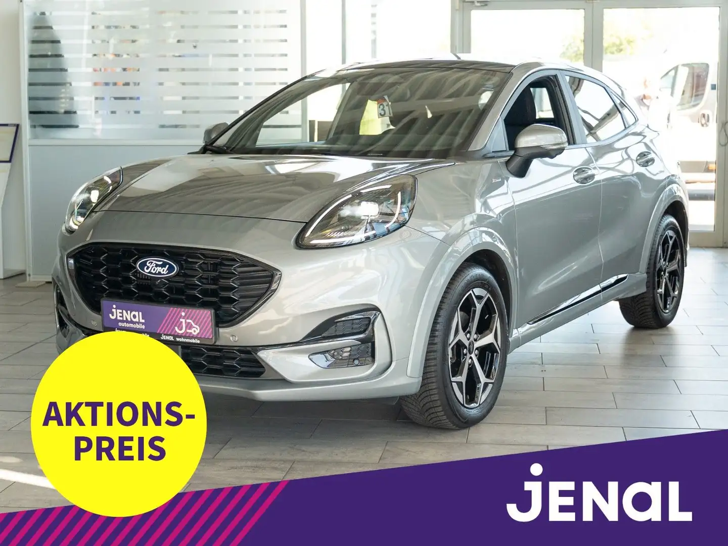 Ford Puma ST-Line PANO/SITZHEIZUNG/NAVI/LED Silber - 1