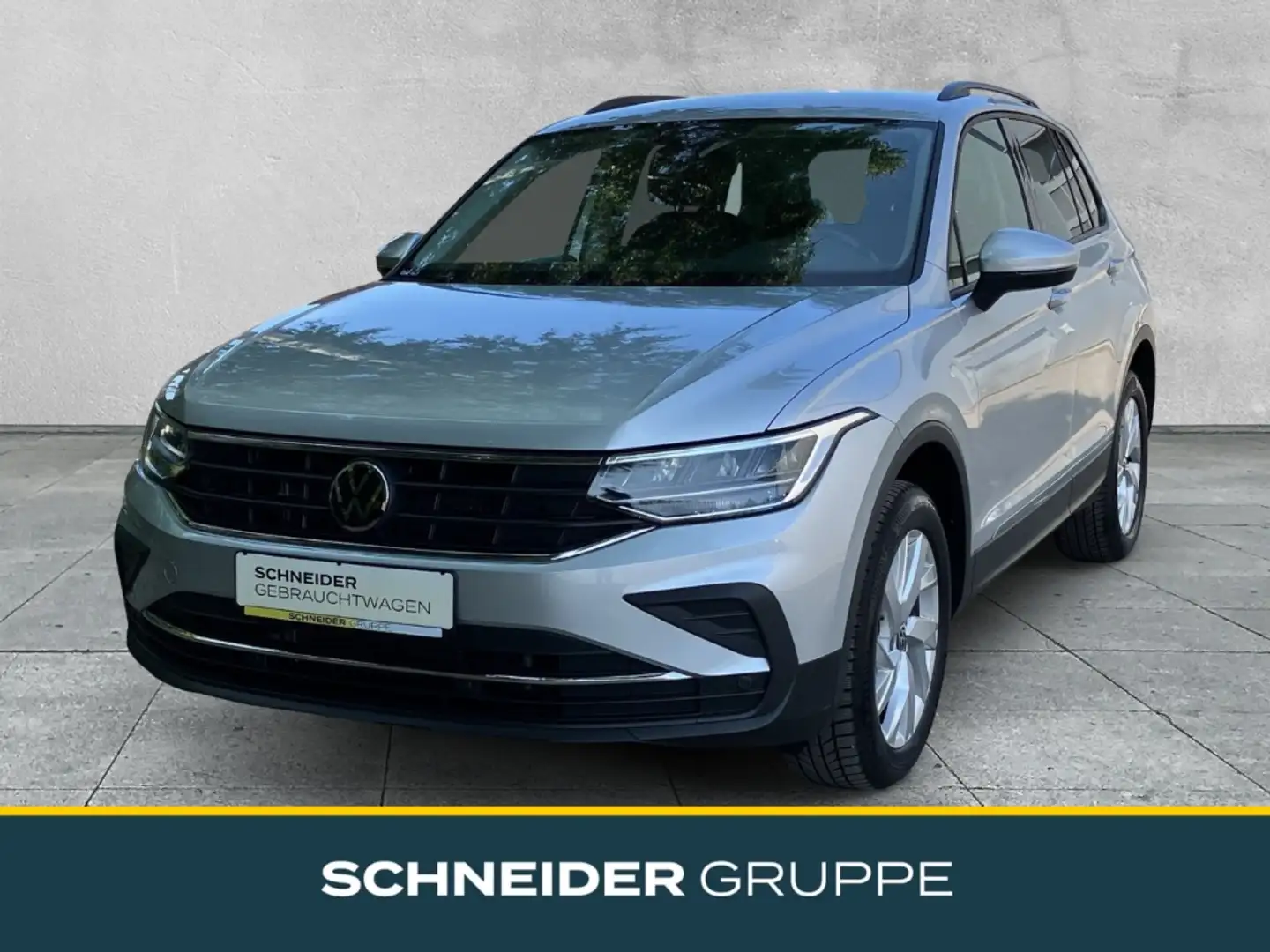 Volkswagen Tiguan Life 2.0 TDI DSG 4Motion LED+NAVI+AHK+SHZ Silber - 1