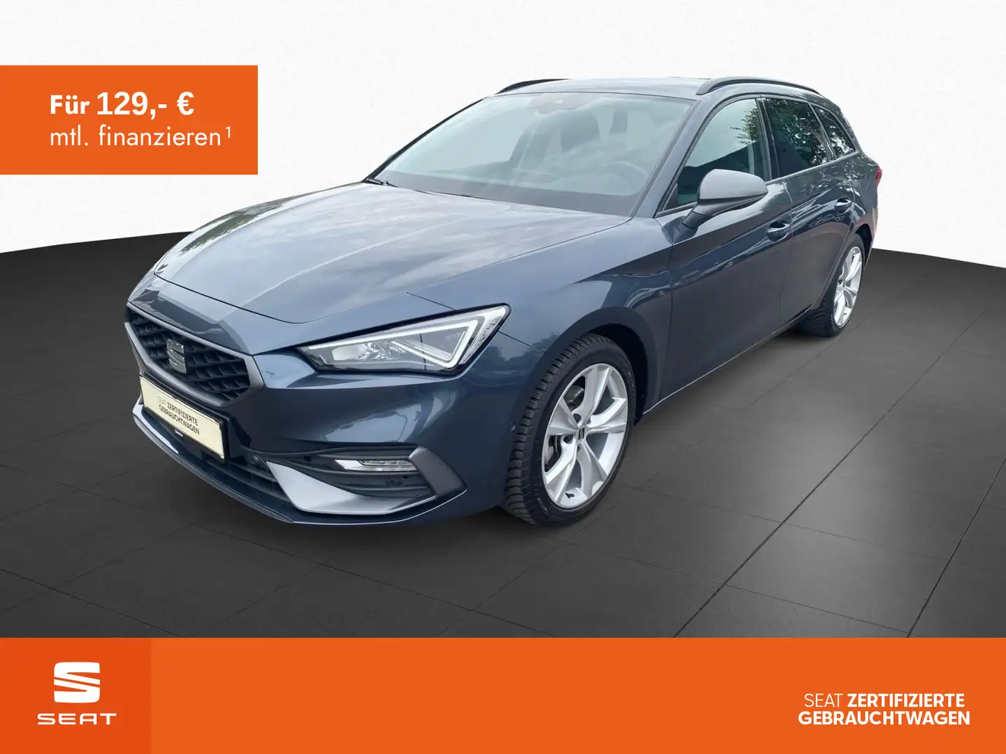 SEAT Leon 1.5 eTSI DSG Sportstourer FR LED Navi USB Grau - 1