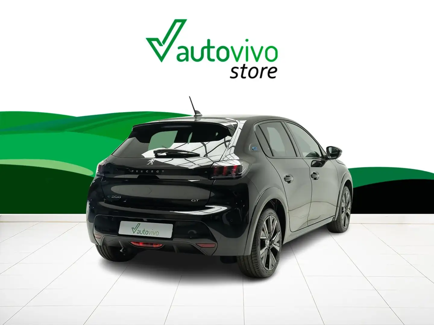 Peugeot 208 GT ELECTRIQUE 136 CV 5P (A) Negro - 2