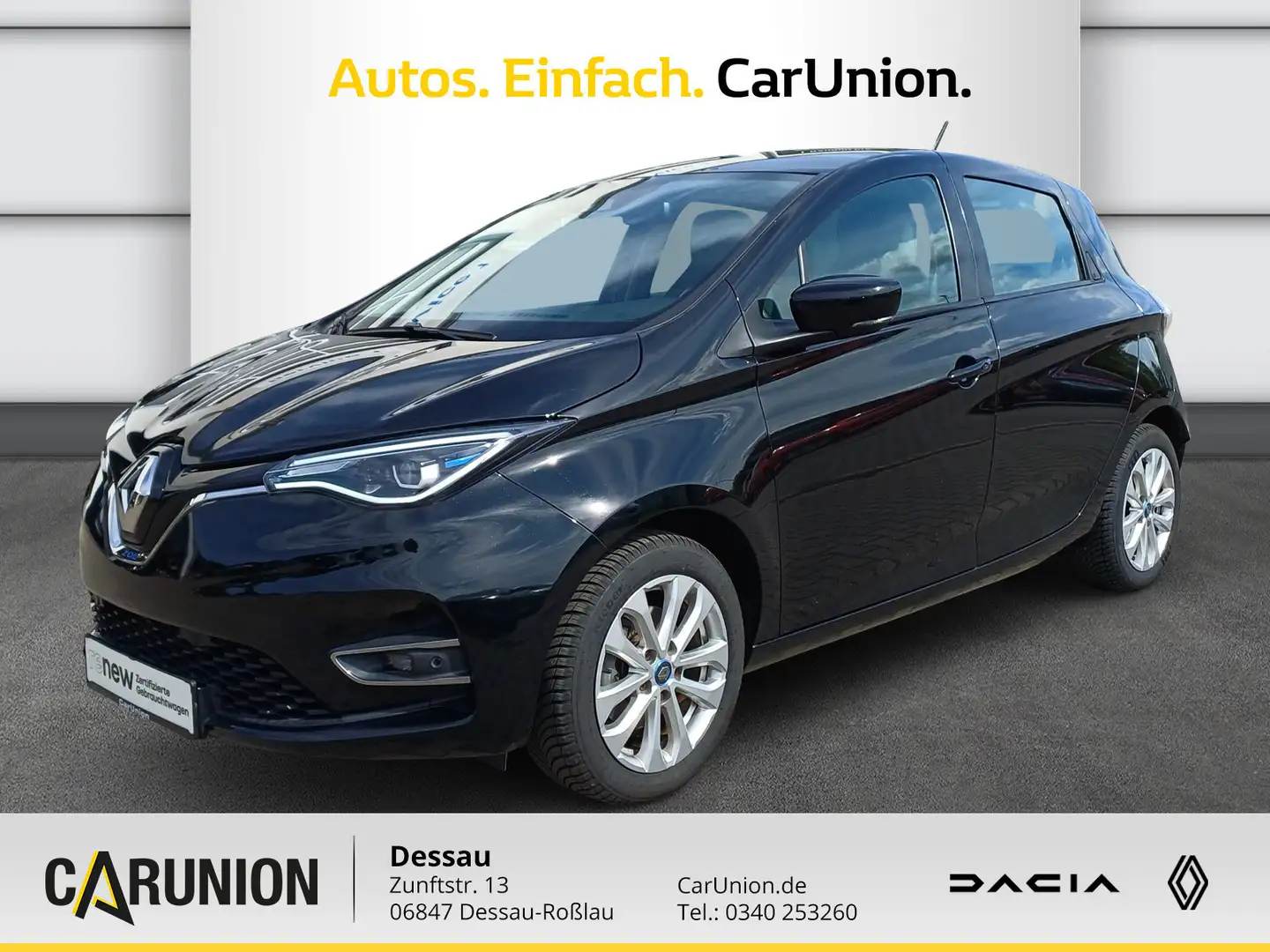 Renault ZOE E-Tech 100% el. EXPERIENCE R135 Z.E. 50 Schwarz - 1