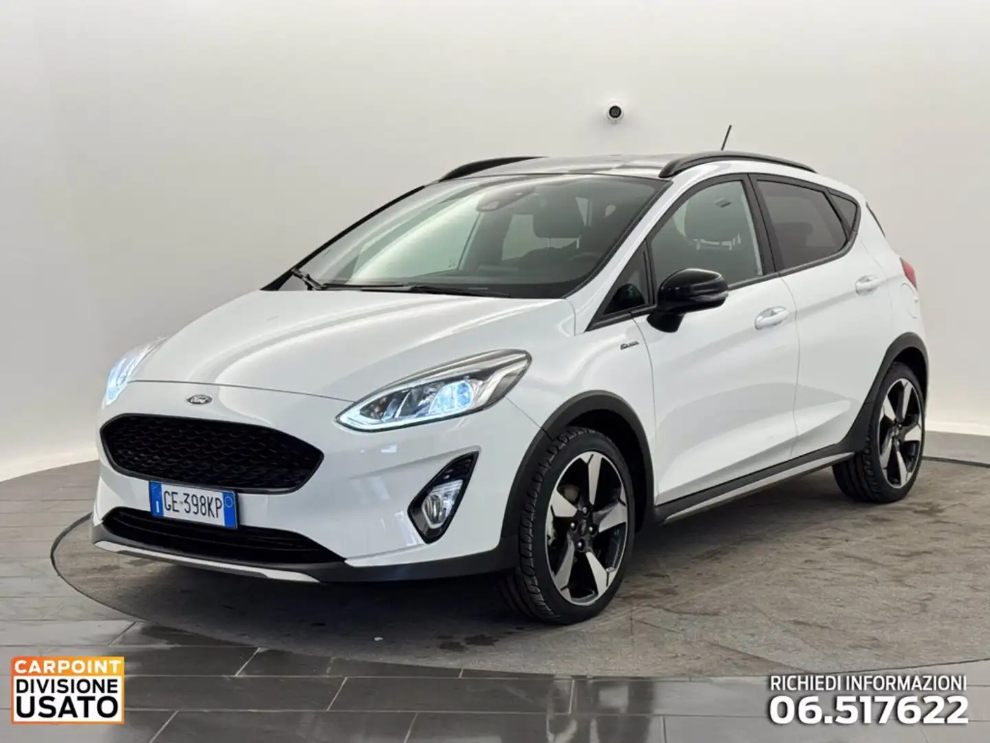 Ford Fiesta active 1.0 ecoboost h s&s 125cv my20.75 Bianco - 1