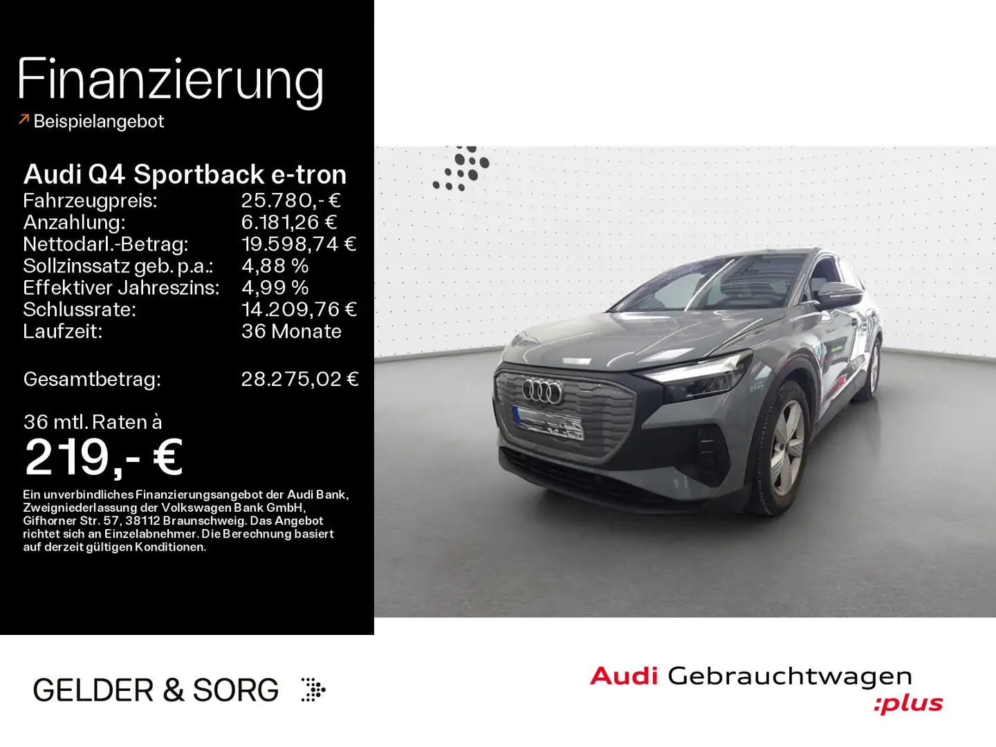 Audi Q4 e-tron Q4 Sportback 35 e-tron LED*Sound*Digital Grau - 1
