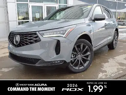 Gray 2026 Acura RDX SUV / Crossover All-Wheel Drive Automatic