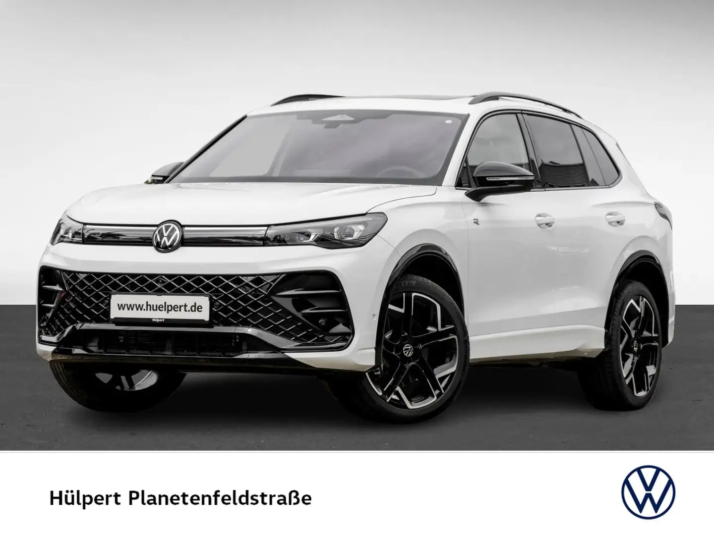 Volkswagen Tiguan 2.0 R-LINE 4X4 NEUES MODELL PANO AHK LM20 Blanc - 1