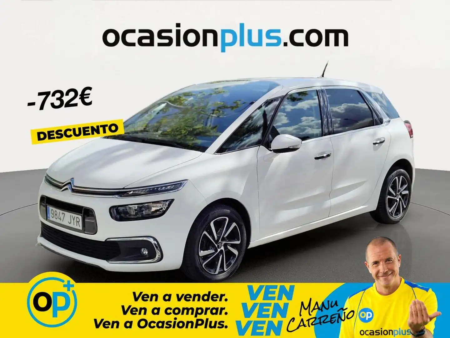 Citroen C4 Picasso 1.6BlueHDI S&S Feel 120 Blanco - 1