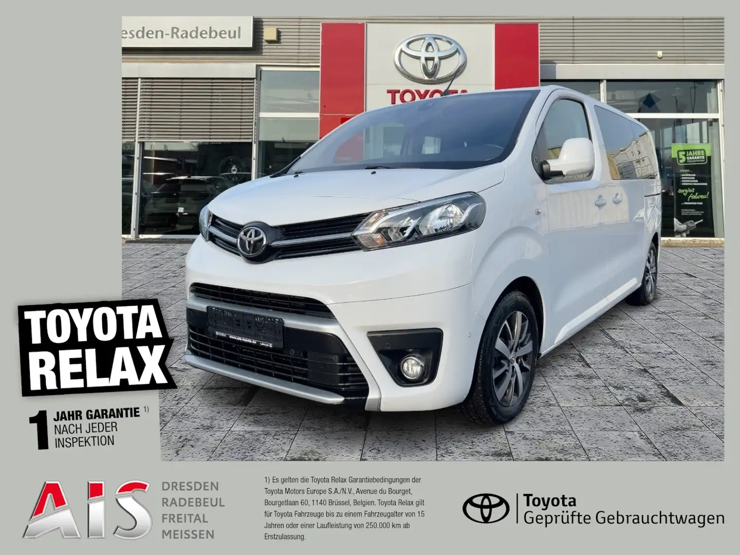 Toyota Proace Verso 2.0 D-4D L1 Team D AHK*ACC*KAM*DAB Blanc - 1