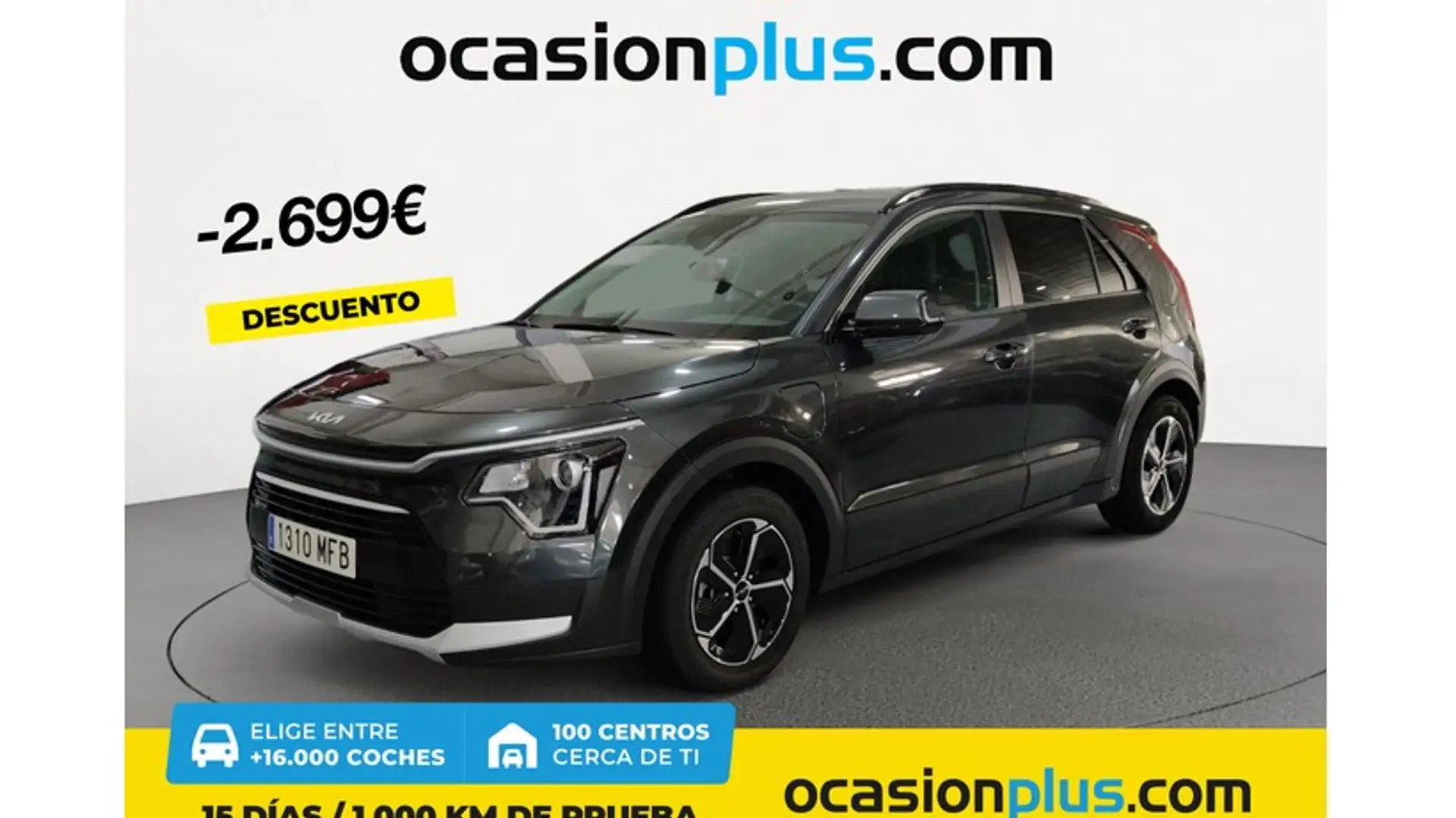 Kia Niro 1.6 PHEV Emotion 183 Gris - 1