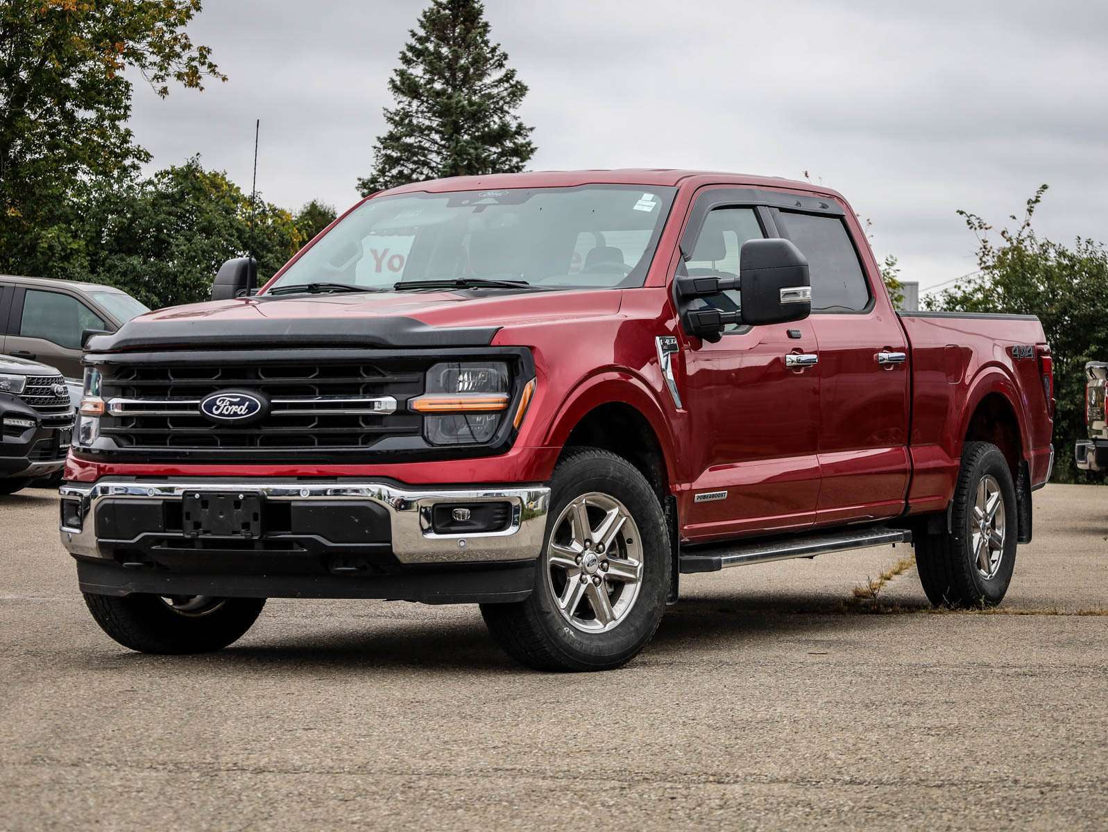 Red 2025 Ford F-150 Pickup Truck Four-Wheel Drive 