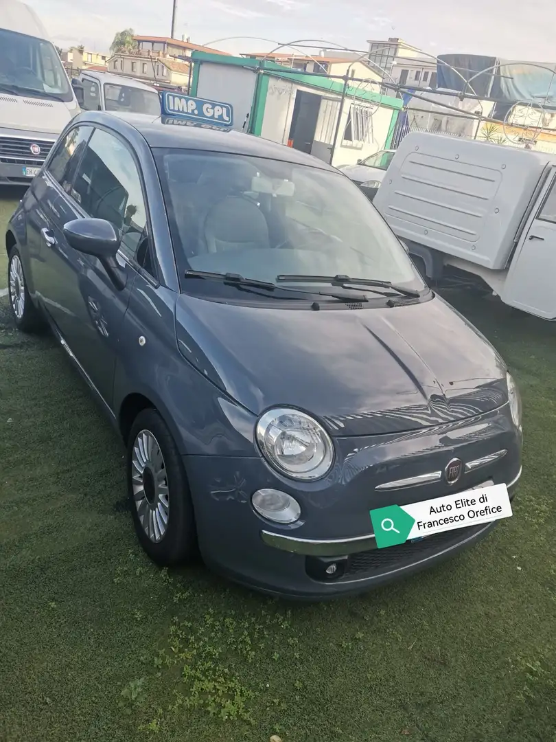 Fiat 500 500 III 0.9 t.air t. Lounge 85cv Grijs - 1