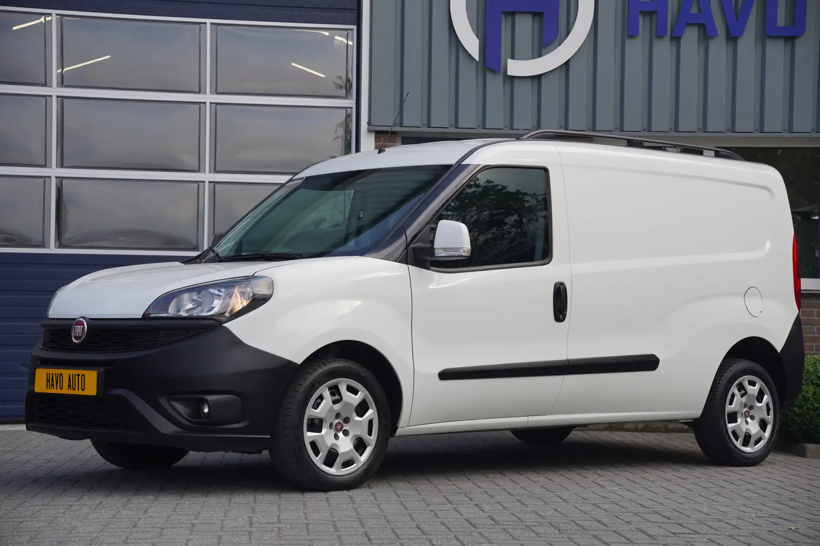 Fiat Doblo Cargo 1.4 L2 Maxi, AIRCO, BTW-VRIJ / MARGE Wit - 2