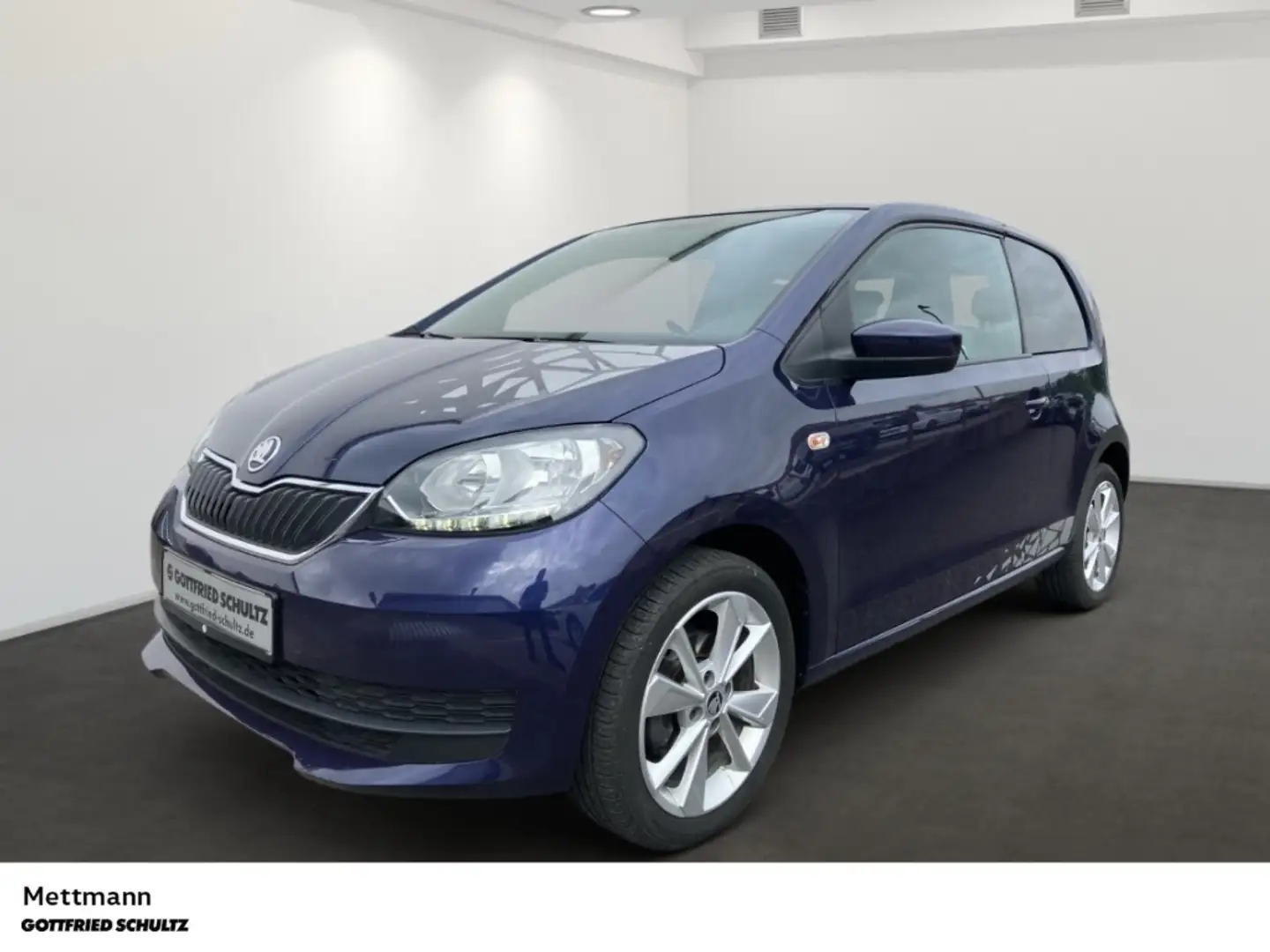 Skoda Citigo 1.0 MPI FUN KLIMA SHZ NAVI VORB. BT ZV Blau - 1