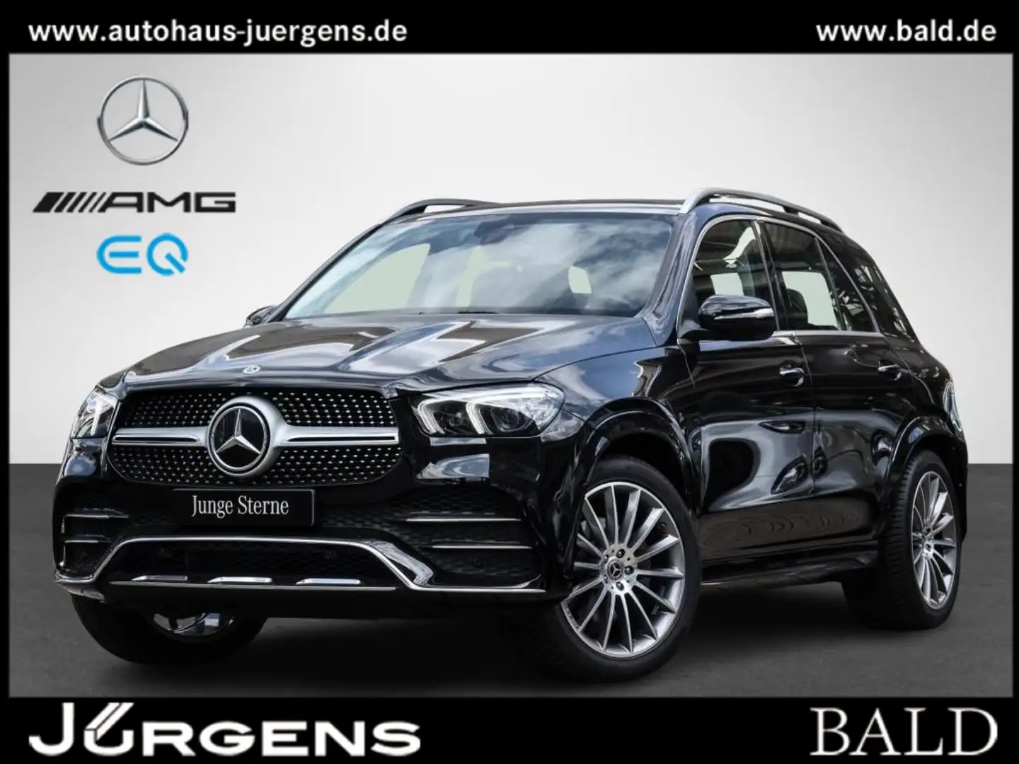Mercedes-Benz GLE 400 d 4M AMG-Sport/Pano/AIRM/Memo/360/MLB/21 Schwarz - 2