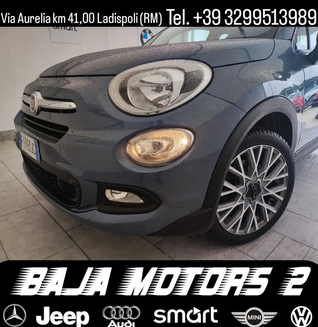 Fiat 500X 500X 1.3 mjt PopStar 95cv Blauw - 1