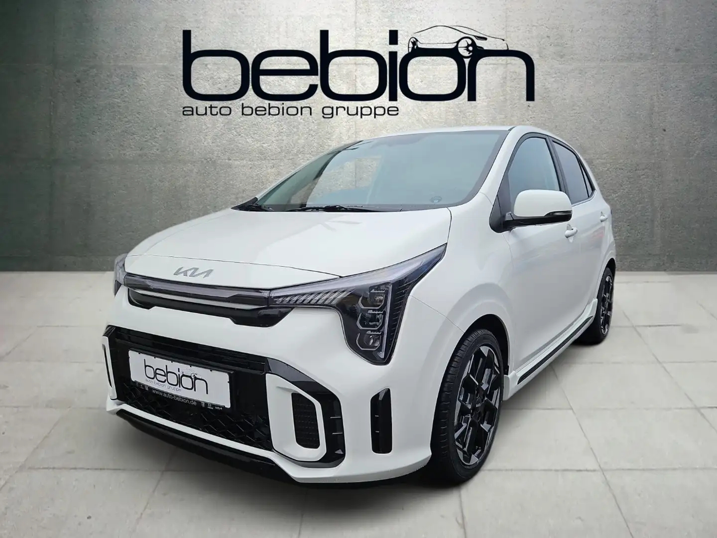 Kia Picanto 1.2 GT-Line SpurH LM KAM LED KlimaA PDC Weiß - 1