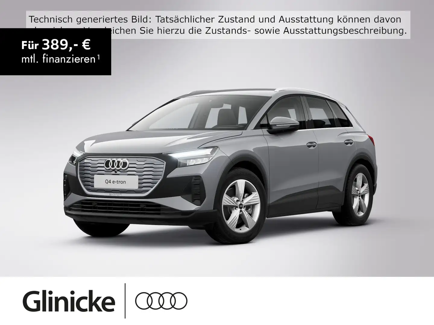 Audi Q4 e-tron Q4 40 e-tron 150 KW Tempomat LED Smartphone Inte Silber - 1
