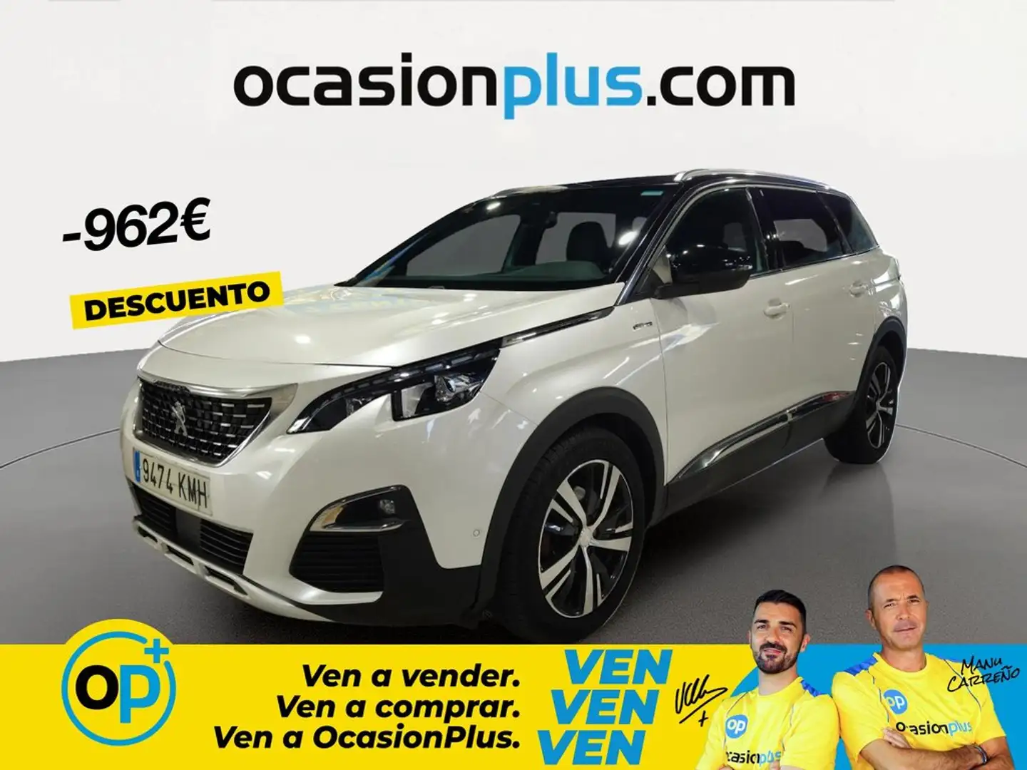 Peugeot 5008 2.0BlueHDi S&S GT Line EAT8 180 Blanco - 1
