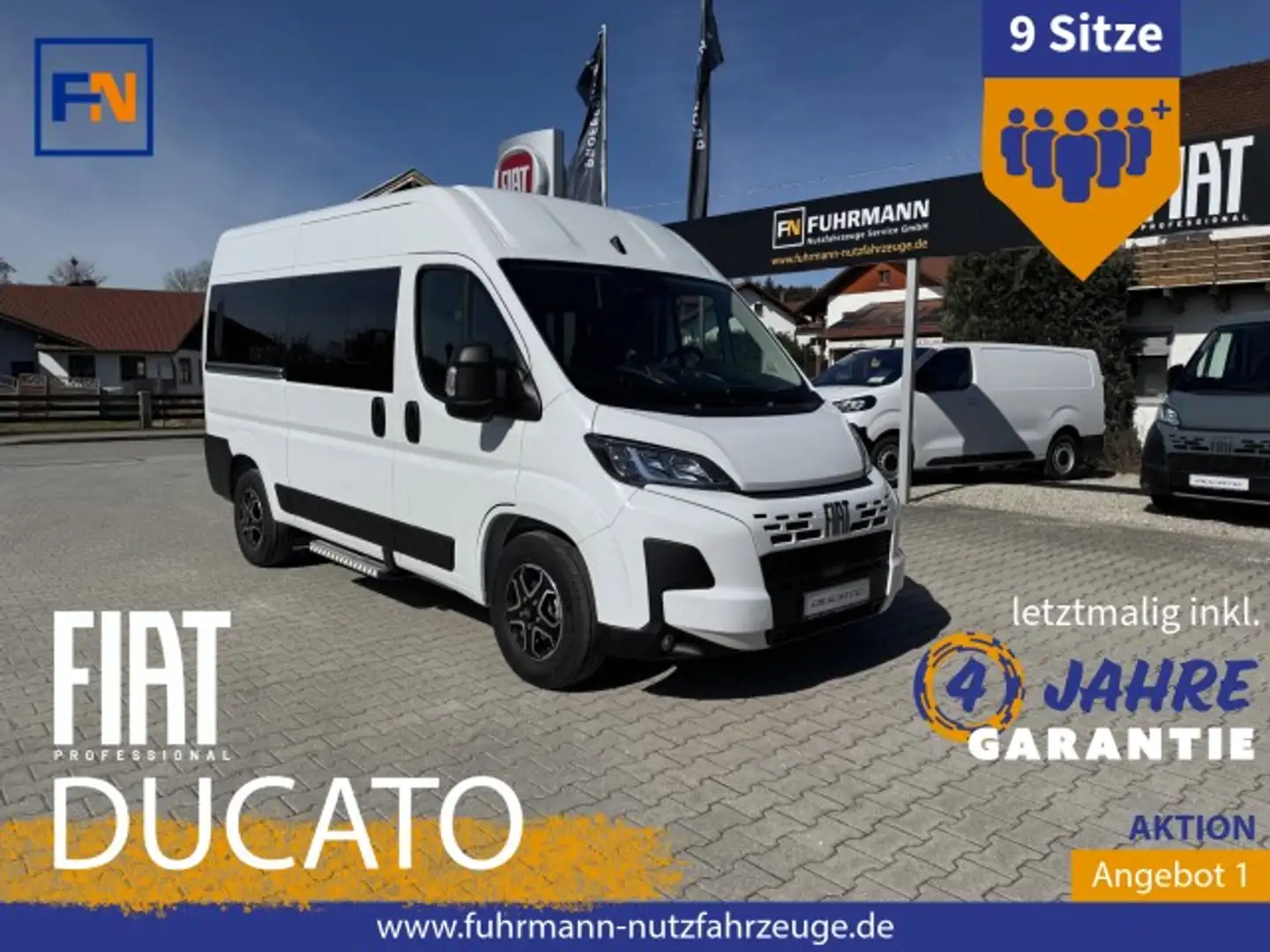 Fiat Ducato KOMBI PANORAMA MODULAR 35 L2H2 180 AT Alb - 1