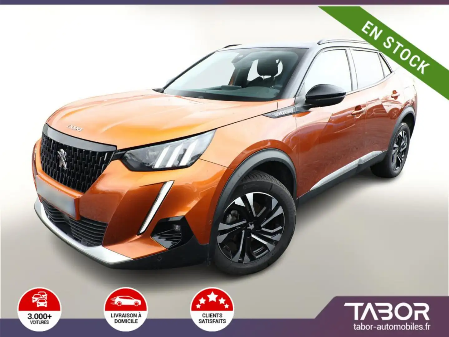 Peugeot 2008 1.2 PureTech 130 Allure LED GPS Orange - 1