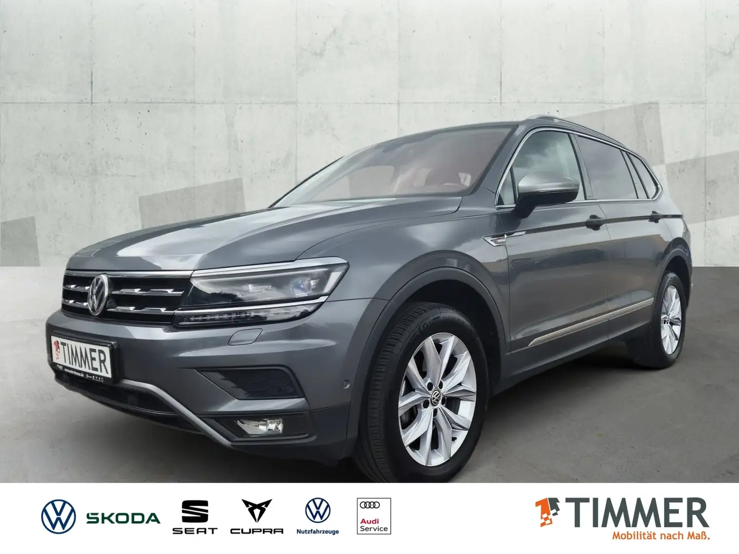 Volkswagen Tiguan Allspace 2.0 TDI DSG 4M HIGHLINE *OFFROAD *AHK *LED *ACC * Gris - 1