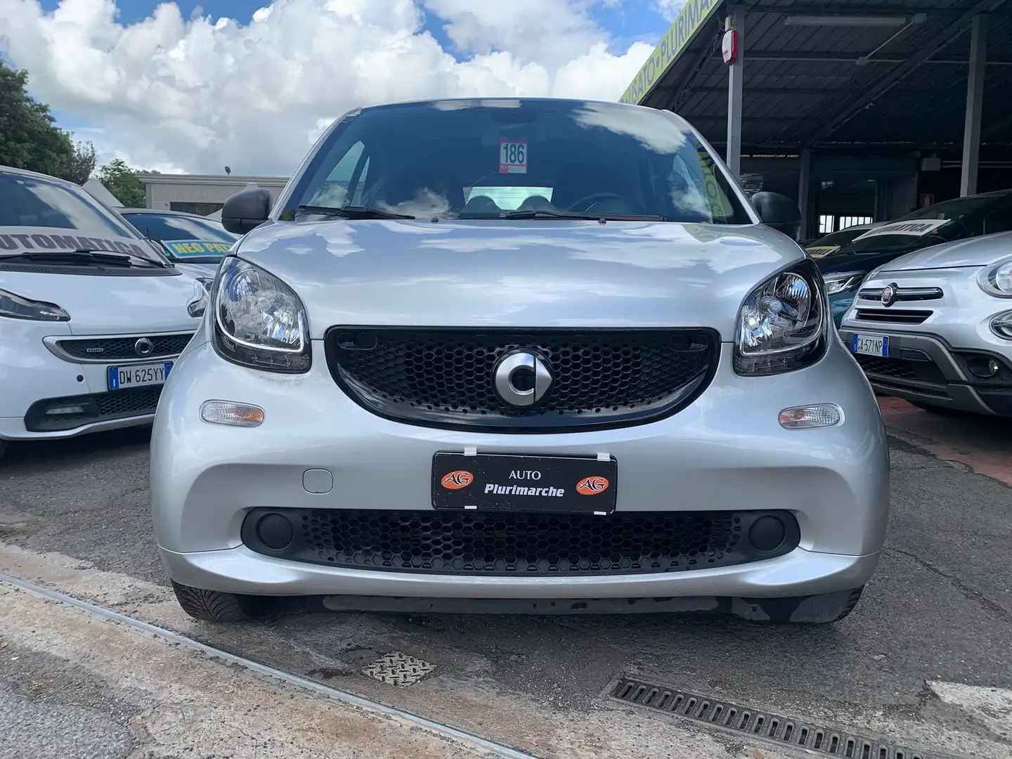 smart forTwo 1.0 twinamic TETTO NAVI PELLE 70cv Argento - 2