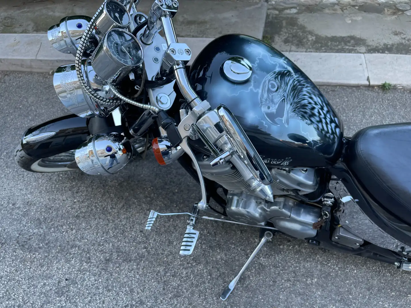 Honda Shadow 600 Negru - 1