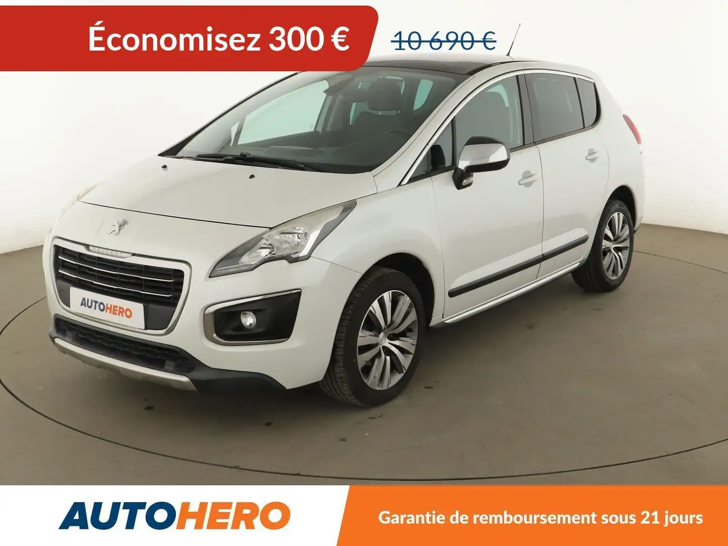 Peugeot 3008 1.6 Blue-HDi Allure Blanc - 1