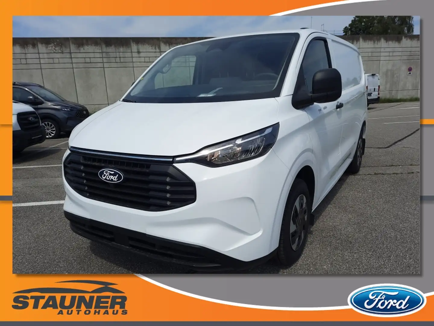 Ford Transit Custom 2.5l PHEV Kasten 320L1 Trend LED Blanc - 1