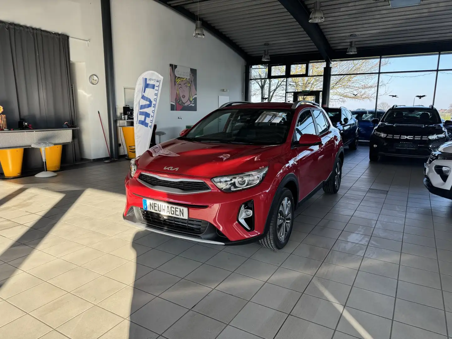 Kia Stonic 1.2 DPI 58kw 5G Spin|SHZ|NAVI|PDC|KAMERA|KLIMA Rojo - 1