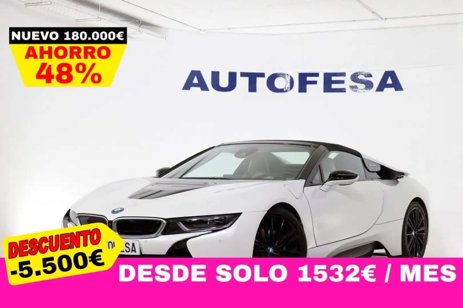 BMW i8 Roadster HÃ­brido Enchufable 367cv Auto 2P # CUE - 1