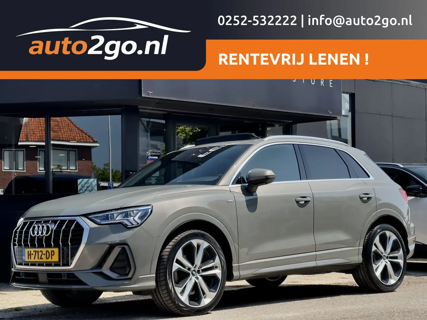 Audi Q3 35 TFSI AUT7 3X S-LINE. PANODAK LEDER NAVI CAMERA Gris - 1