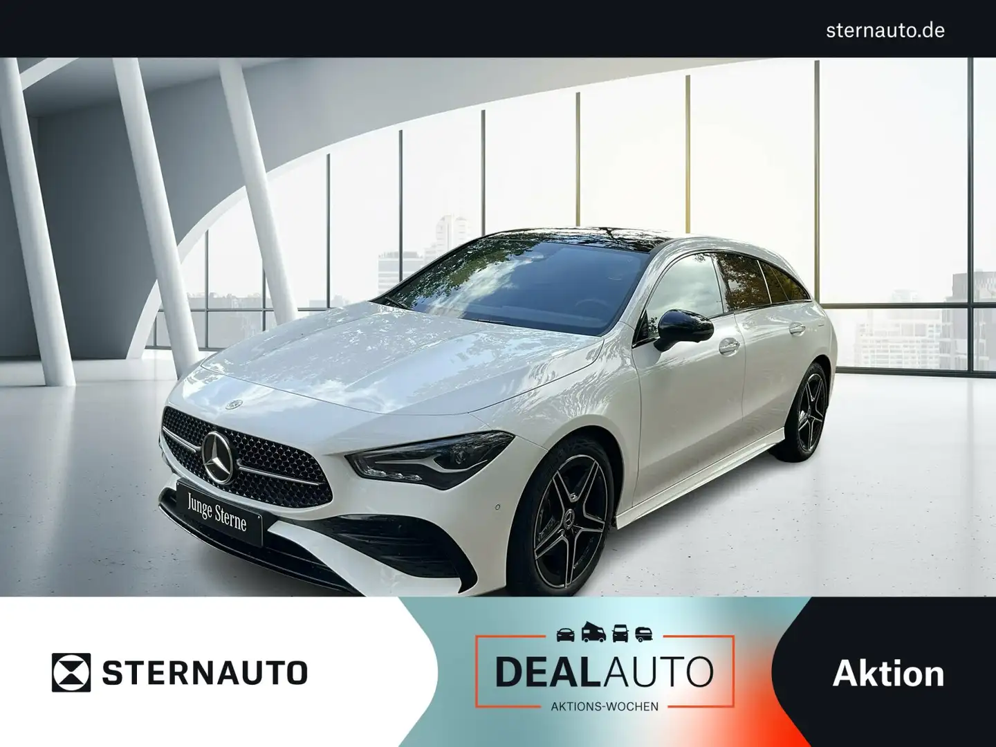 Mercedes-Benz CLA 180 CLA 180 SB AMG Nightp PanoD 360Kam Distro el.HK Weiß - 1