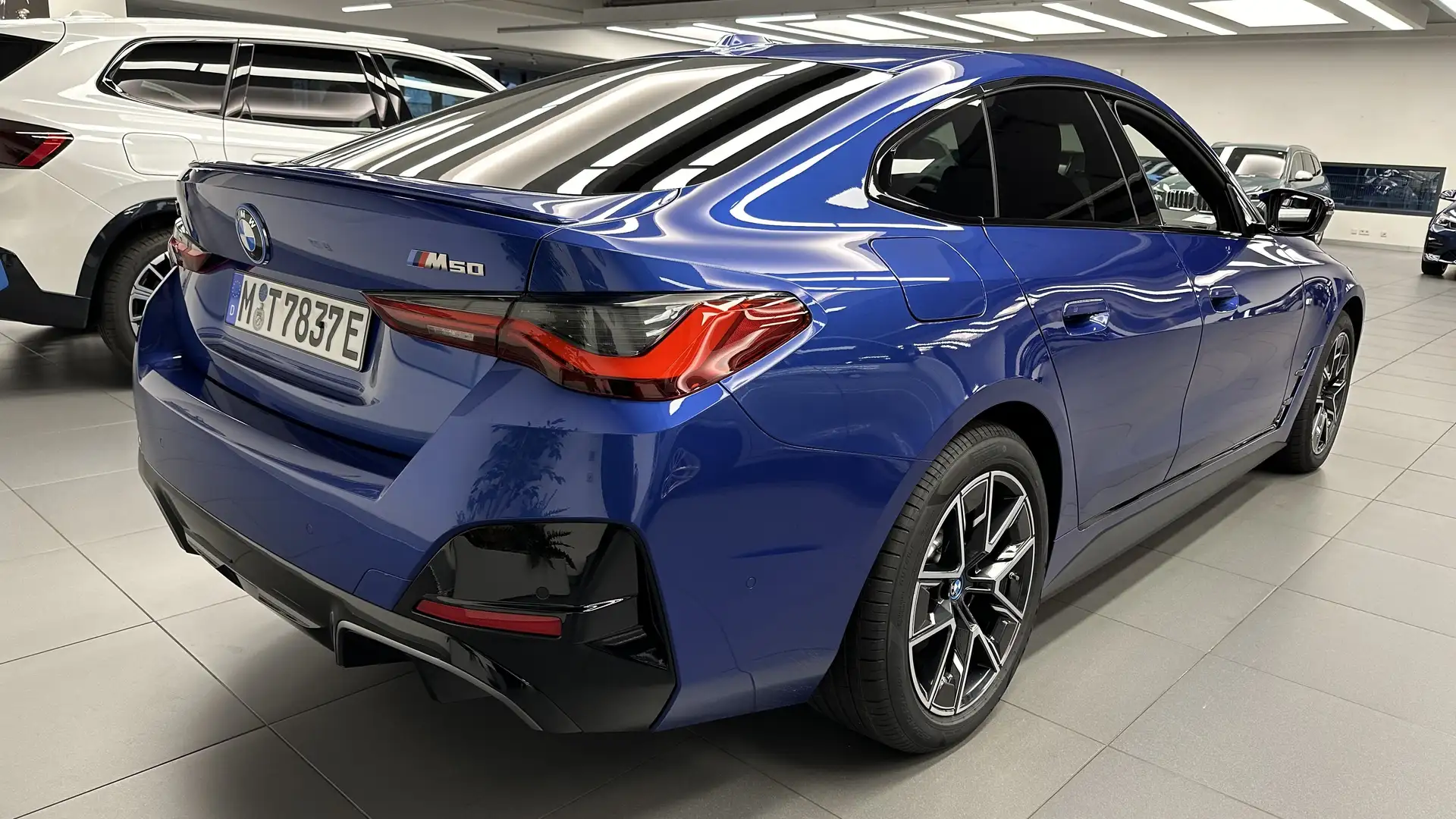 BMW i4 BMW i4 M50 XDrive Gran Coupé AHK SHD ACC f. voll Blau - 2