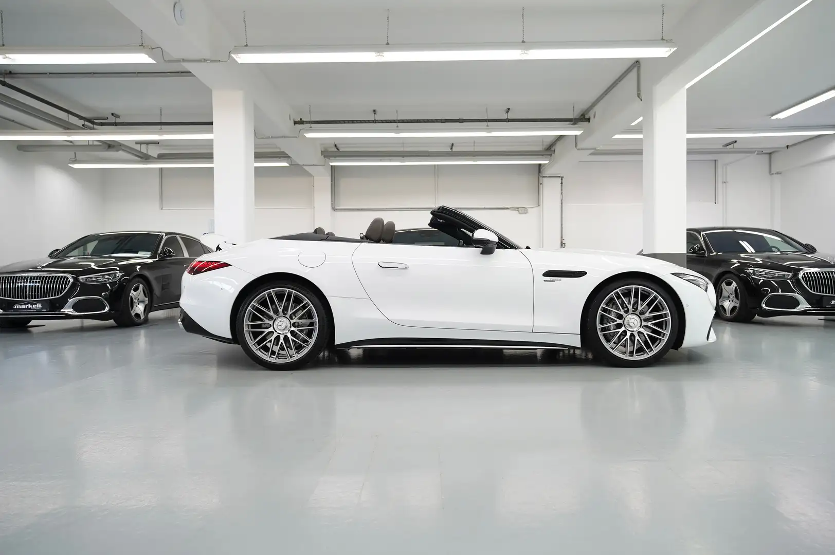 Mercedes-Benz SL 43 AMG AMG 21" ZOLL ! MANUFAKTUR LEDER & BRIGHT ! Bílá - 2
