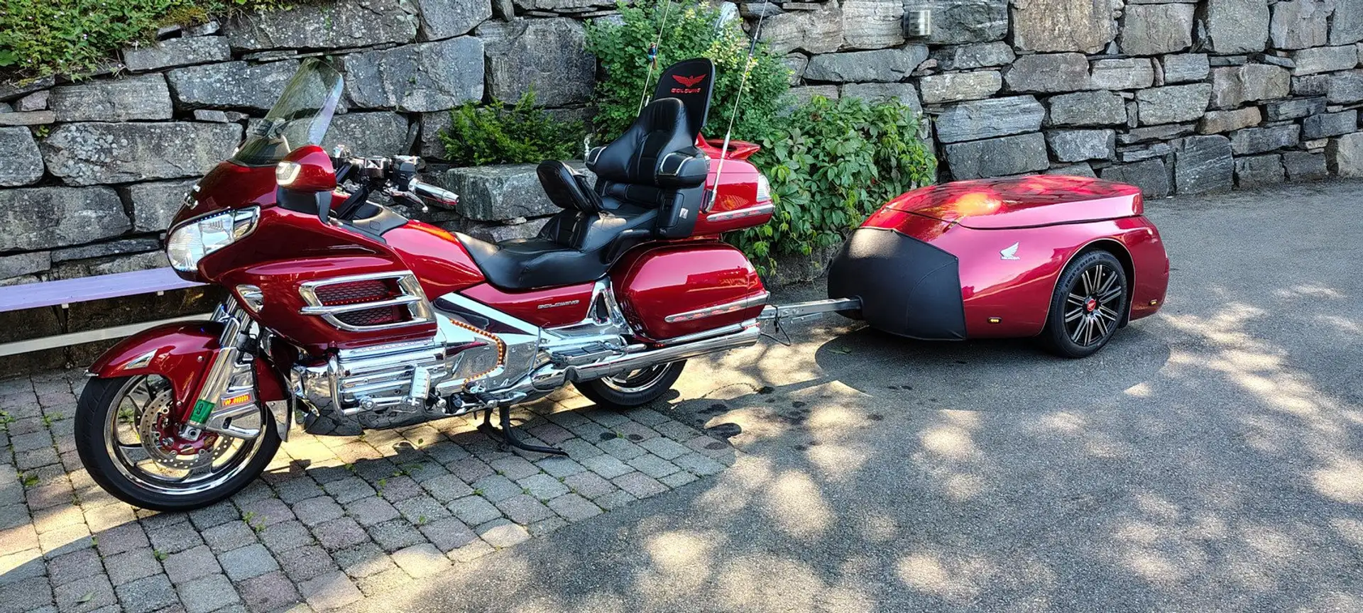 Honda GL 1800 Goldwing Červená - 1