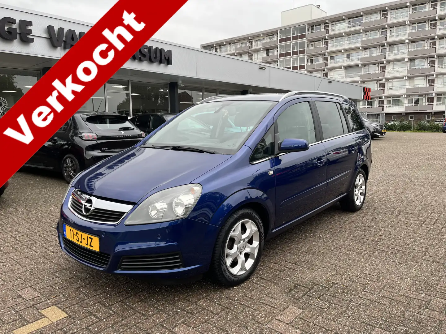 Opel Zafira 1.6 Cosmo 7 persoons Lmv Pdc Airco Nap Blau - 1
