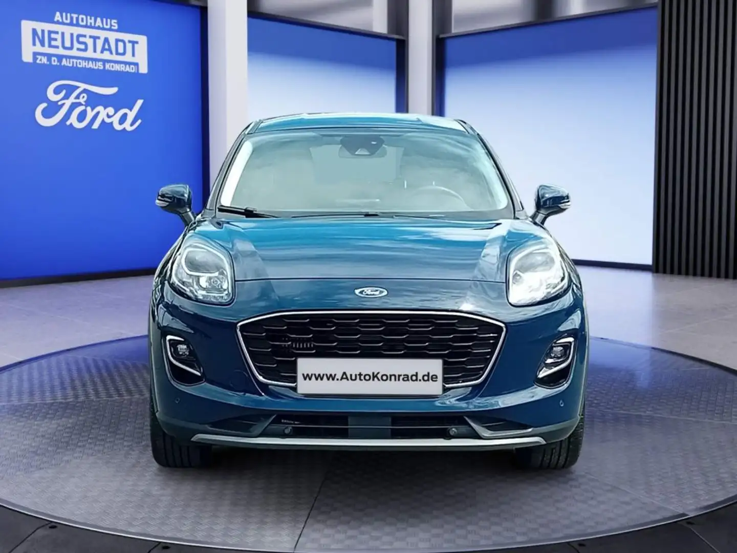 Ford Puma 1.0 EcoBoost Hybrid Aut. TITANIUM DESIGN Blauw - 2