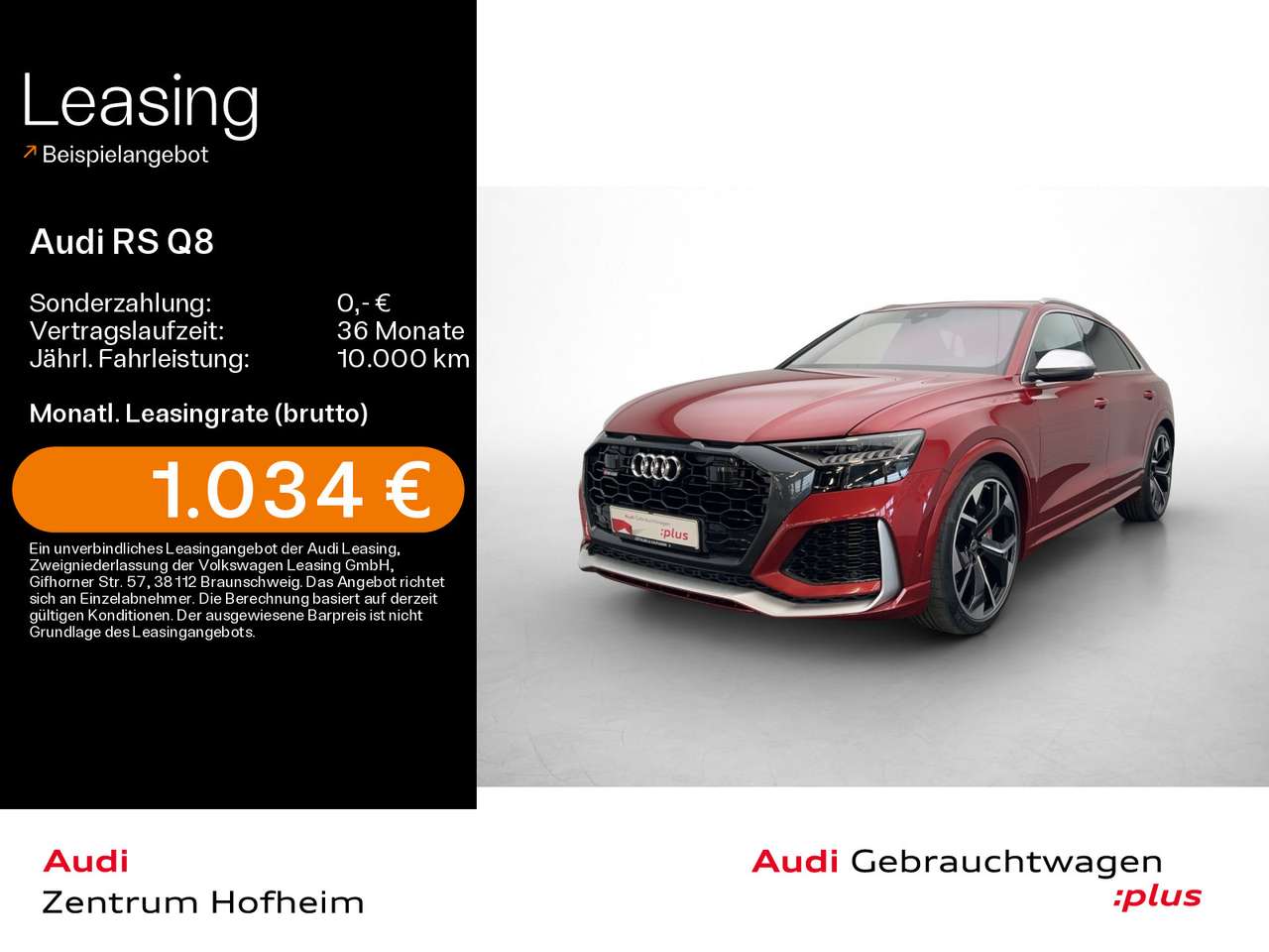 Audi RS Q8 — Audi RS Q8 tip*305 km/h*Keramik*B&O*HUD*Pano*Matrix*V