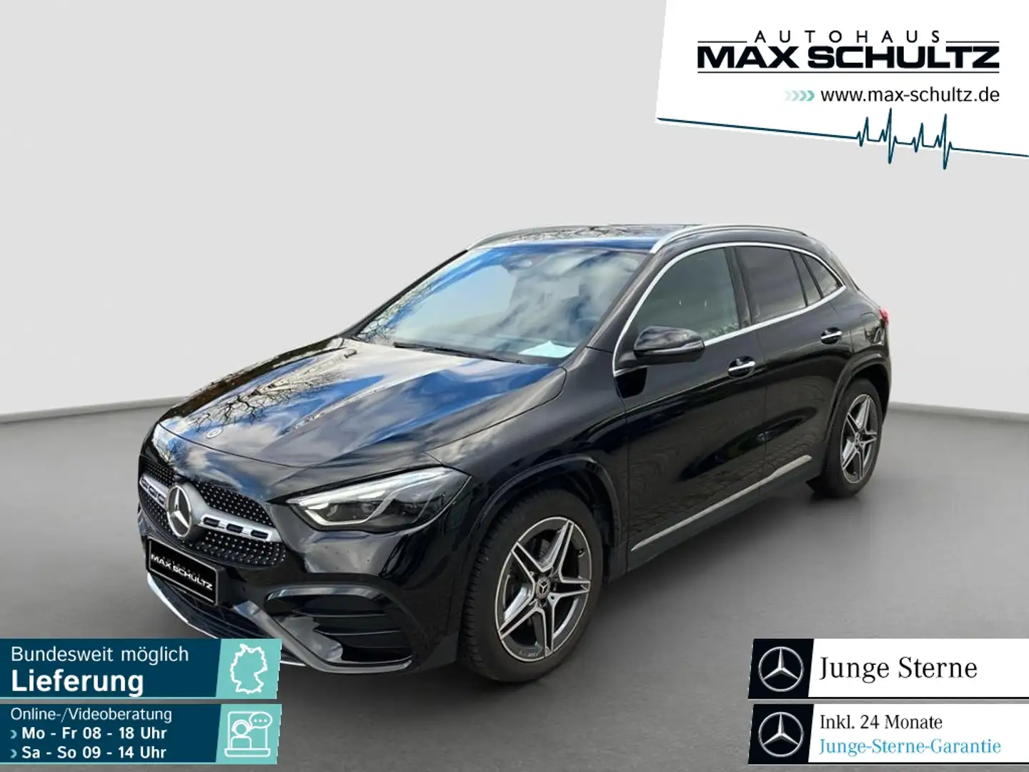 Mercedes-Benz GLA 200 d AMG*AHZV*M-BEAM*K-GO*KAMERA*DAB* Schwarz - 1
